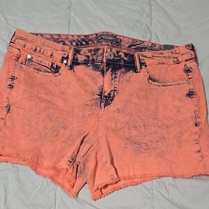 Torrid Women's Orange Denim Shorts